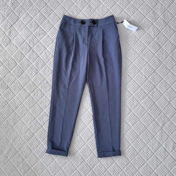 NWT 🏷️ Calvin Klein Women’s US 6 Periwinkle Pants - Picture 1 of 8